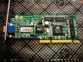 Picture VGA adaptercard I used for the experiment.