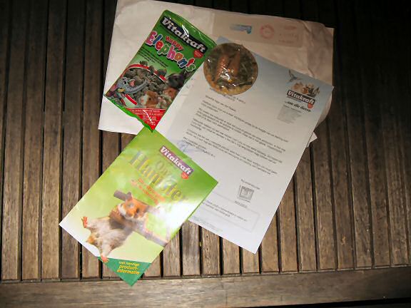 A letter from Vitakraft for Lucy