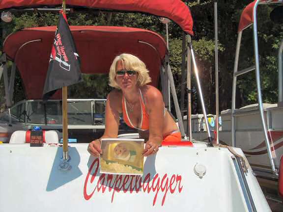 Extreme HamsterTrackin' in High Rock Lake, Salisbury, USA by Kim and friends.