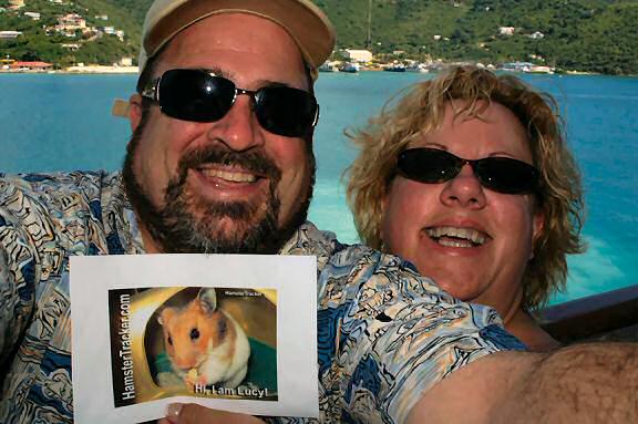 Extreme HamsterTrackin the Caribbean by Kris and her husband !