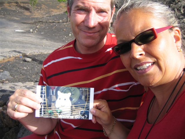 DIY Extreme HamsterTrackin' by DJane Vibrella and G-man, in La Palma, Spain.