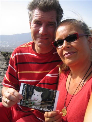 DIY Extreme HamsterTrackin' by DJane Vibrella and G-man, in La Palma, Spain.