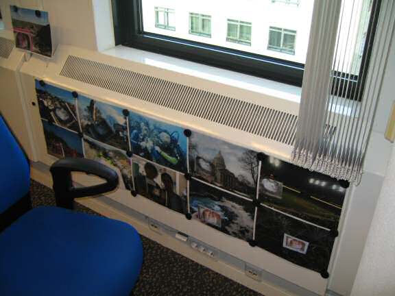 Extreme HamsterTrackin' the new office.