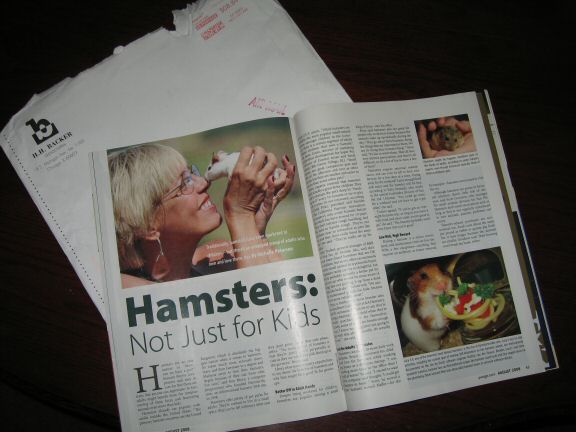 Lucy(3.0) is featured in PetAge magazine.