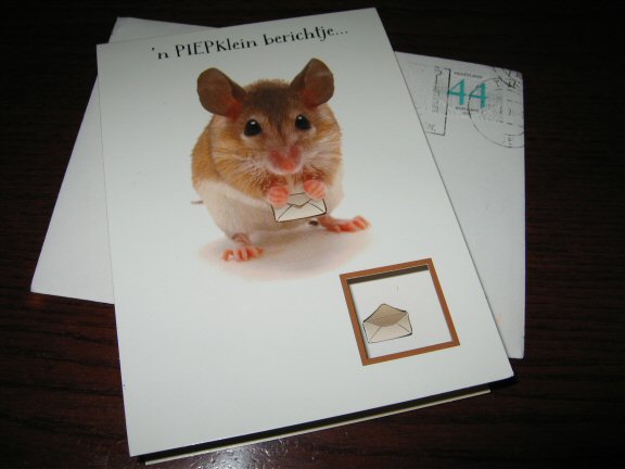 HamsterTracker™-Mailbox fun.