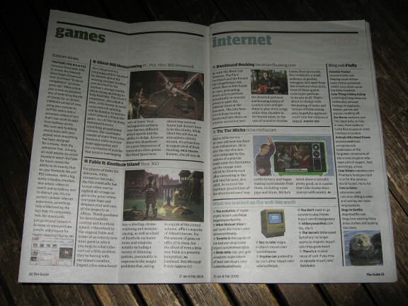 Awesome HamsterTracker™-Snail-Mail; HamsterTracker.com in 'the Guardian', the hardcopy.